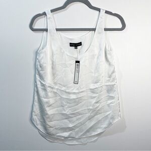 Catherine Malandrino White Silk Tank Top SZ-XS